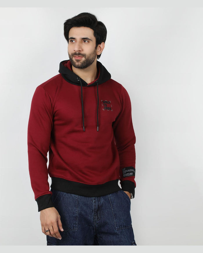 Eminent Men's Full Sleeves Sweat Shirt - Maroon, Men's Jackets & Hoodies, Eminent, Chase Value