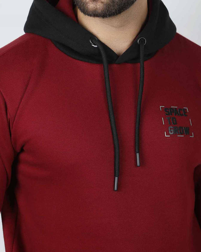 Eminent Men's Full Sleeves Sweat Shirt - Maroon, Men's Jackets & Hoodies, Eminent, Chase Value