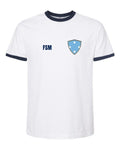 Micronesia Soccer Ringer Tee — Retro National Crest | NYC Factory