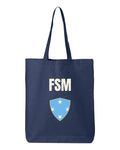 Micronesia Soccer Tote Bag — National Crest Badge | NYC Factory