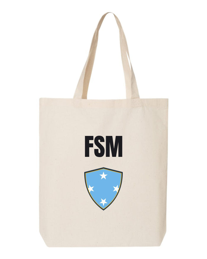 Micronesia Soccer Tote Bag — National Crest Badge | NYC Factory