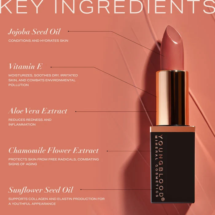 Mineral Crème Lipstick - Youngblood Mineral Cosmetics