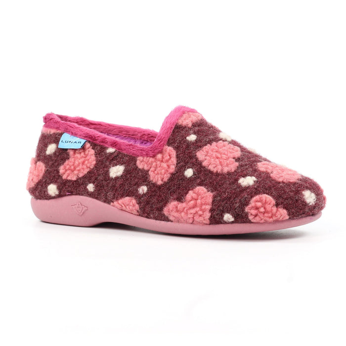 Minnie Burgundy Slipper