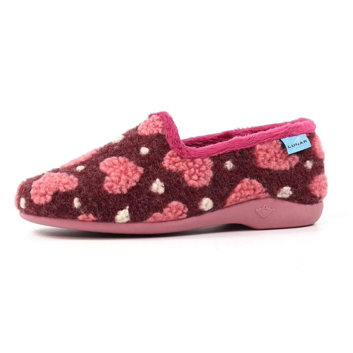 Minnie Burgundy Slipper