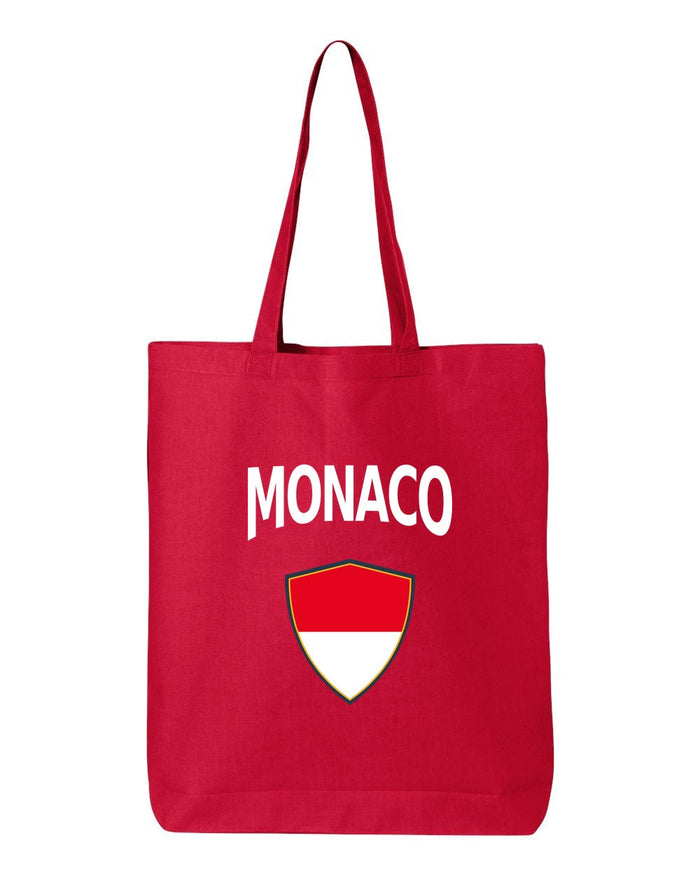 Monaco Soccer Tote Bag — Arched National Crest | NYC Factory