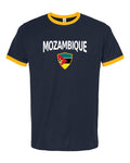 Mozambique Arched Crest Soccer Ringer Tee — NYC Factory