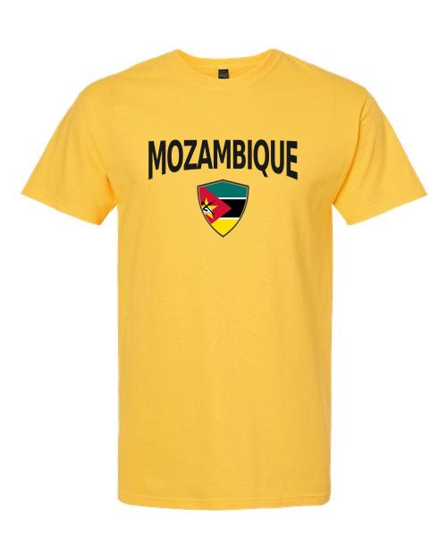 Mozambique Arched Crest Soccer Tee — NYC Factory
