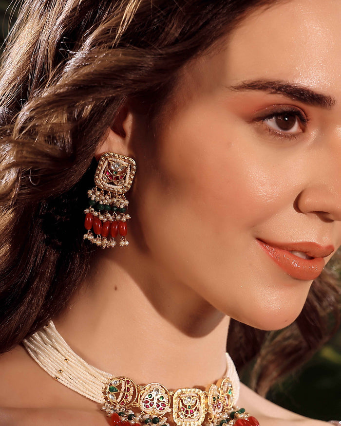 Mughal Rose Couture Choker Set