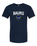 Nauru Arched Crest Soccer Tee — NYC Factory