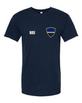 Nauru Soccer Tee — Retro National Crest | NYC Factory