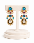 Neelam Rani Polki Chandbali Earrings - Pabeena