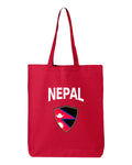Nepal Soccer Tote Bag — Arched National Crest | NYC Factory
