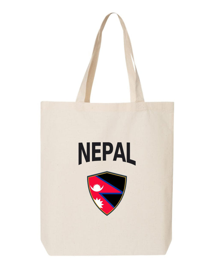 Nepal Soccer Tote Bag — Arched National Crest | NYC Factory