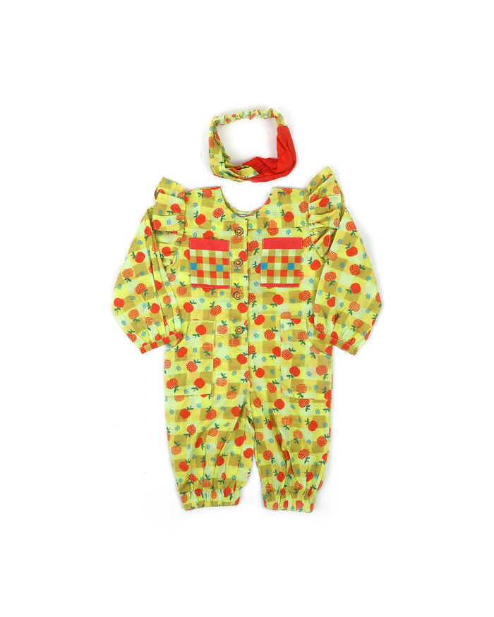 Eminent Newborn Girls Full Sleeves Romper - Light Green, Newborn Girls Rompers, Eminent, Chase Value