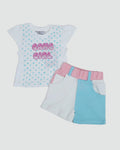 Eminent Newborn Girls Half Sleeves Suit - Off White, Newborn Girls Sets & Suits, Eminent, Chase Value