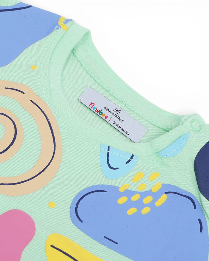 Newborn Girls' Half Sleeves Suit