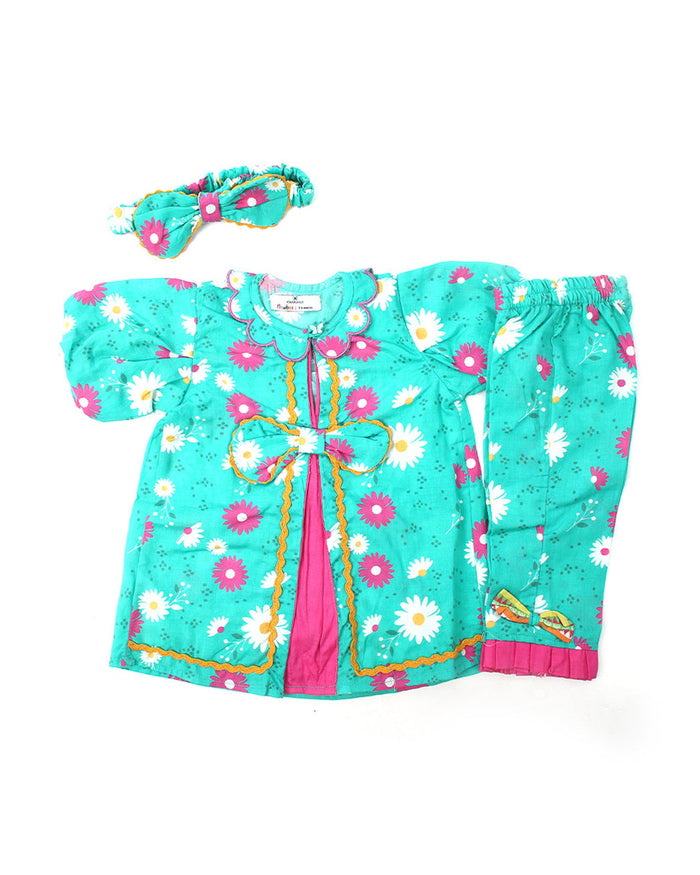 Eminent Newborn Girls Shalwar Suit - Sea Green, Newborn Girls Shalwar Suits, Eminent, Chase Value