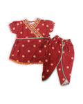 Eminent Newborn Girls Shalwar Suit - Maroon, Newborn Girls Shalwar Suits, Eminent, Chase Value