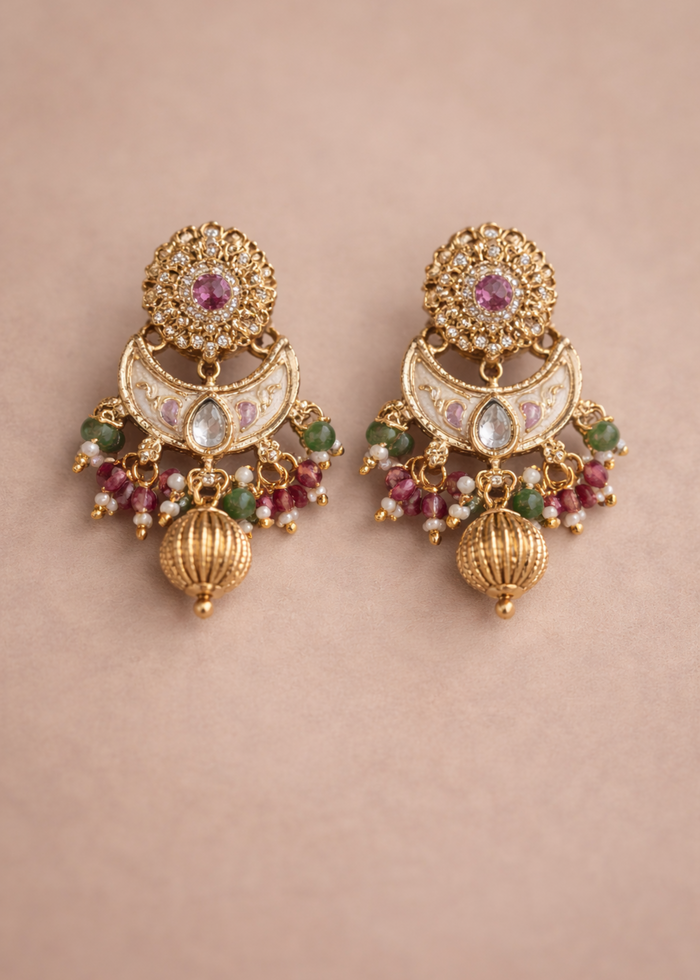 Noor Jahan Pearl Kundan Choker Set - Pabeena
