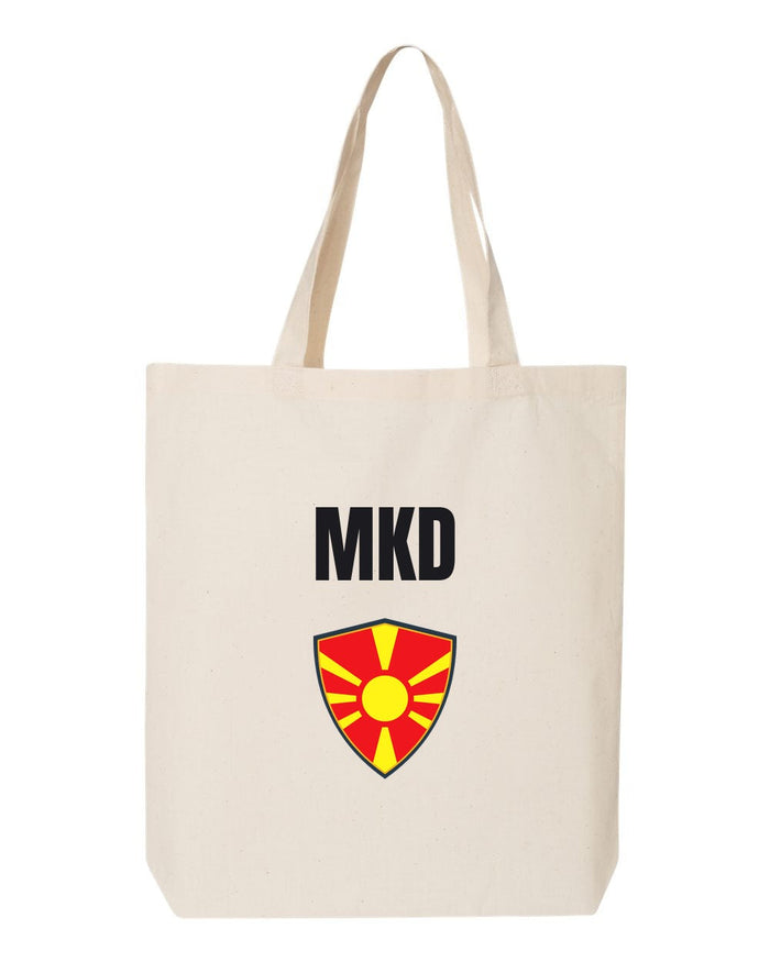 North Macedonia Soccer Tote Bag — National Crest Badge | NYC Factory