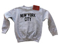 New York City Youth shirt Screenprinted Gray Boys Lennon Sweatshirt