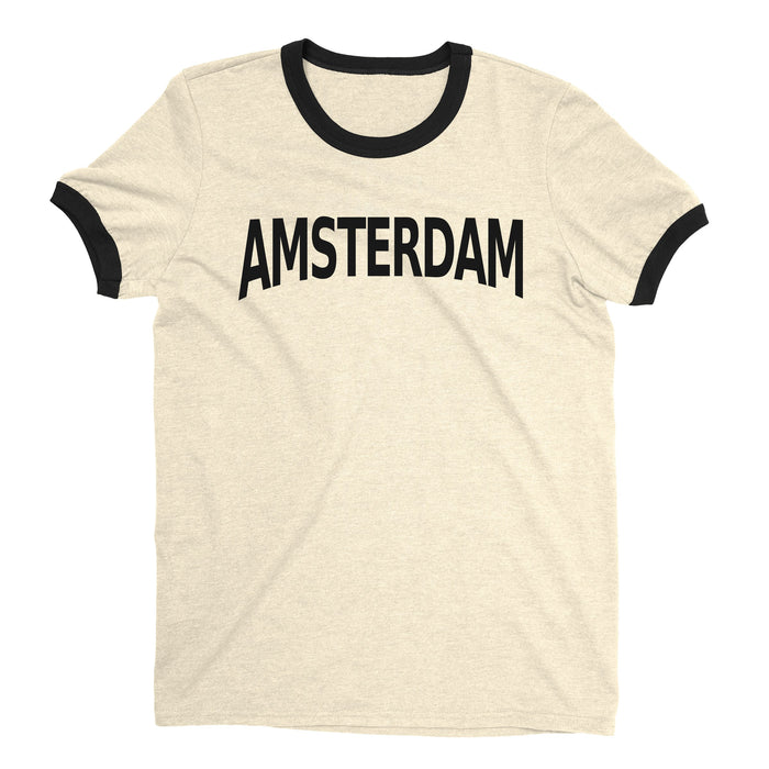 Amsterdam Ringer Tee — Natural