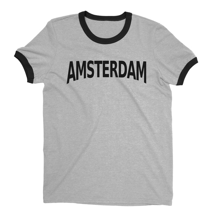 Amsterdam Ringer Tee — Heather Gray