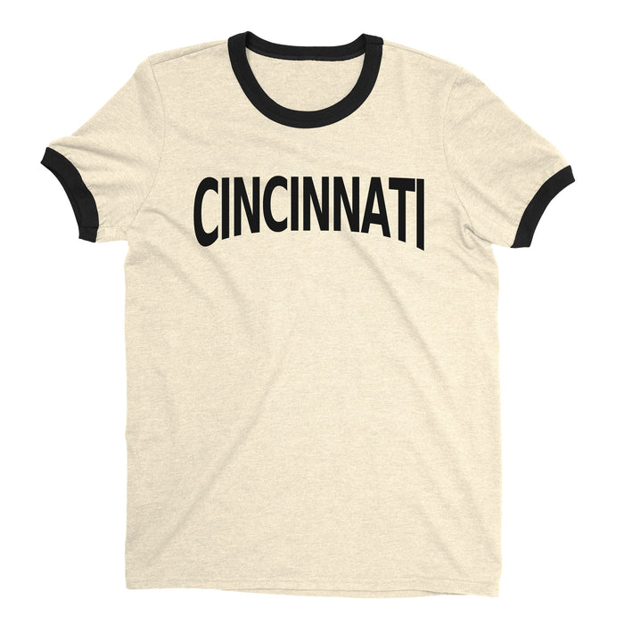 Cincinnati Ringer Tee — Natural