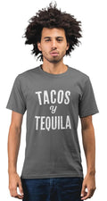 Men's Cinco De Mayo T-Shirt Taco Y Tequila Tee Short Sleeve