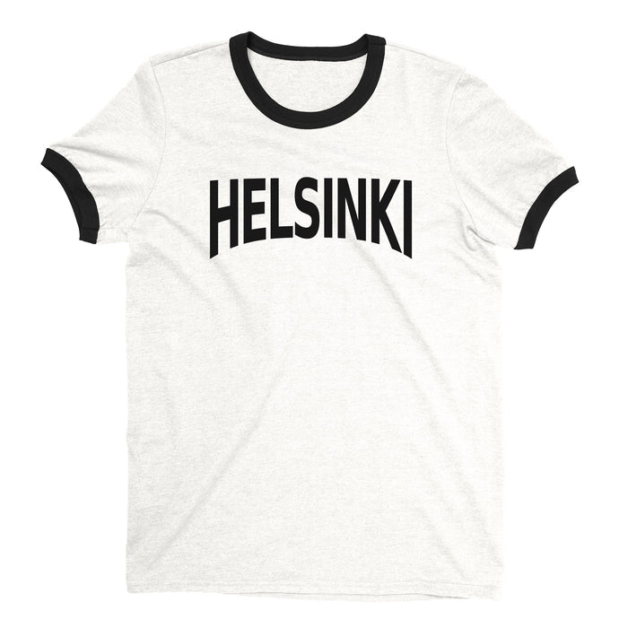 Helsinki Ringer Tee — White