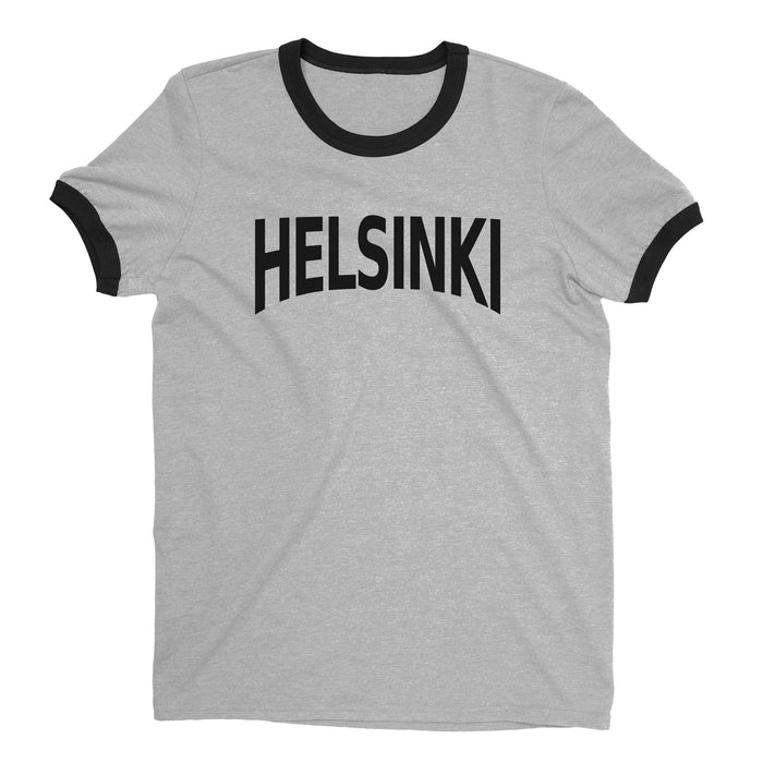 Helsinki Ringer Tee — Heather Gray