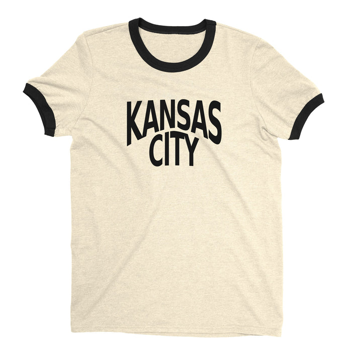 Kansas City Ringer Tee — Natural
