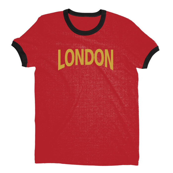 London Ringer Tee — Red
