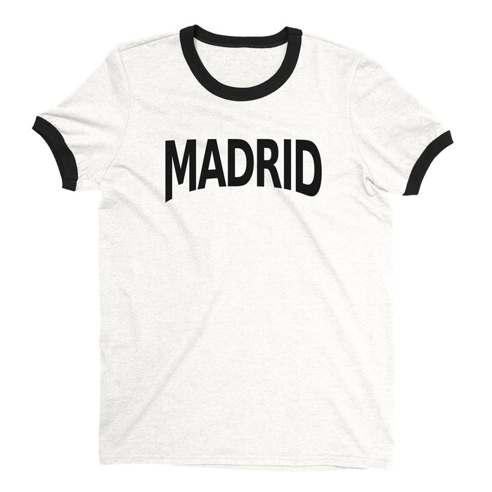Madrid Ringer Tee — White