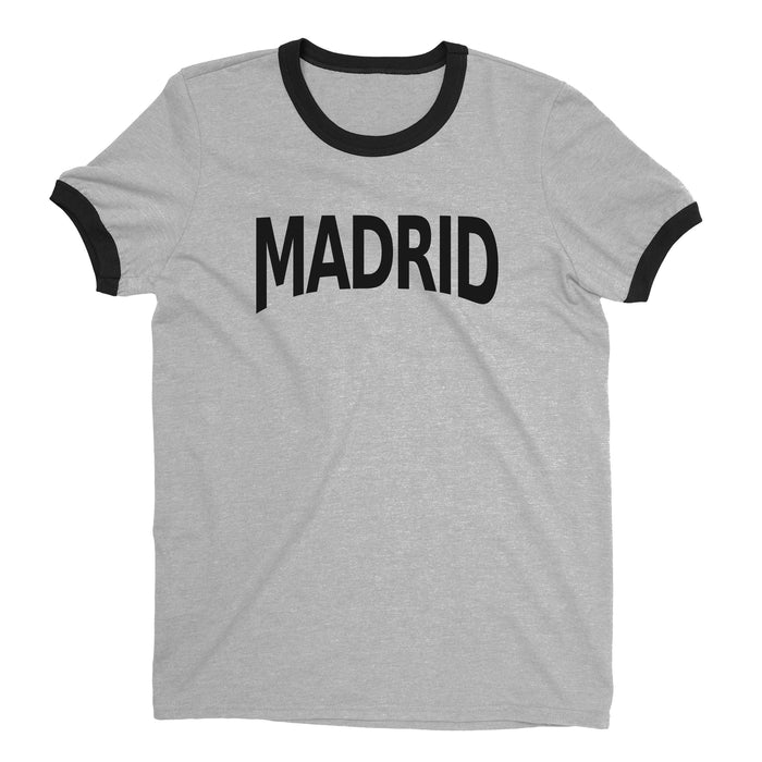 Madrid Ringer Tee — Heather Gray