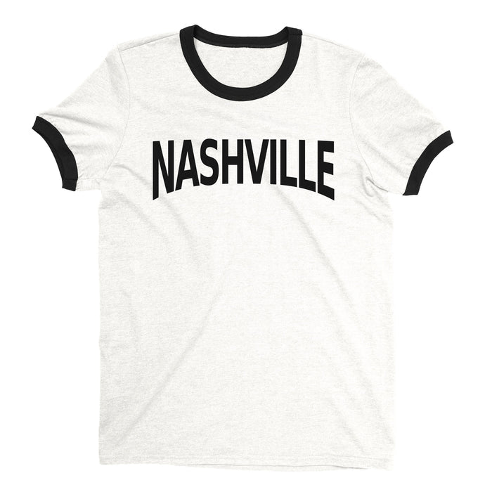Nashville Ringer Tee — White