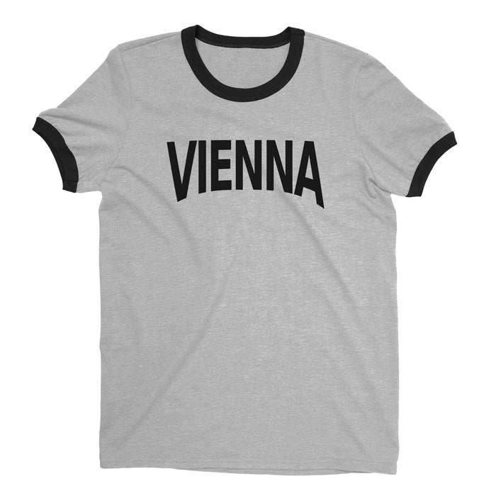 Vienna Ringer Tee — Heather Gray