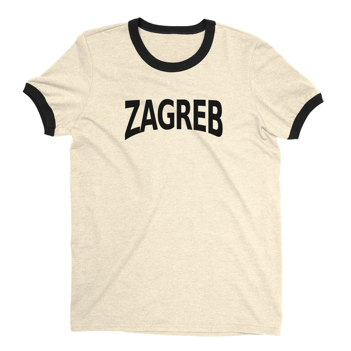 Zagreb Ringer Tee — Natural