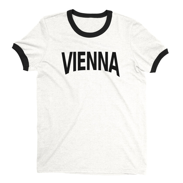 Vienna Ringer Tee — White