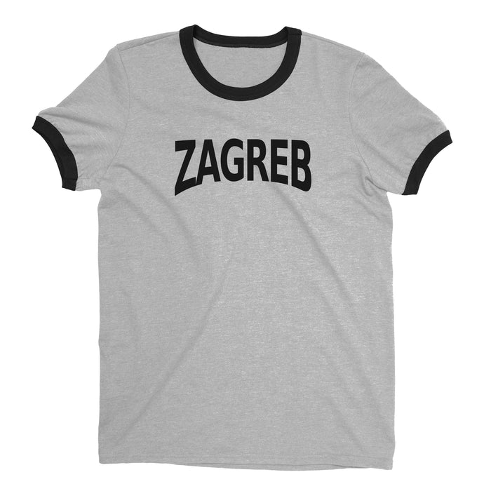 Zagreb Ringer Tee — Heather Gray