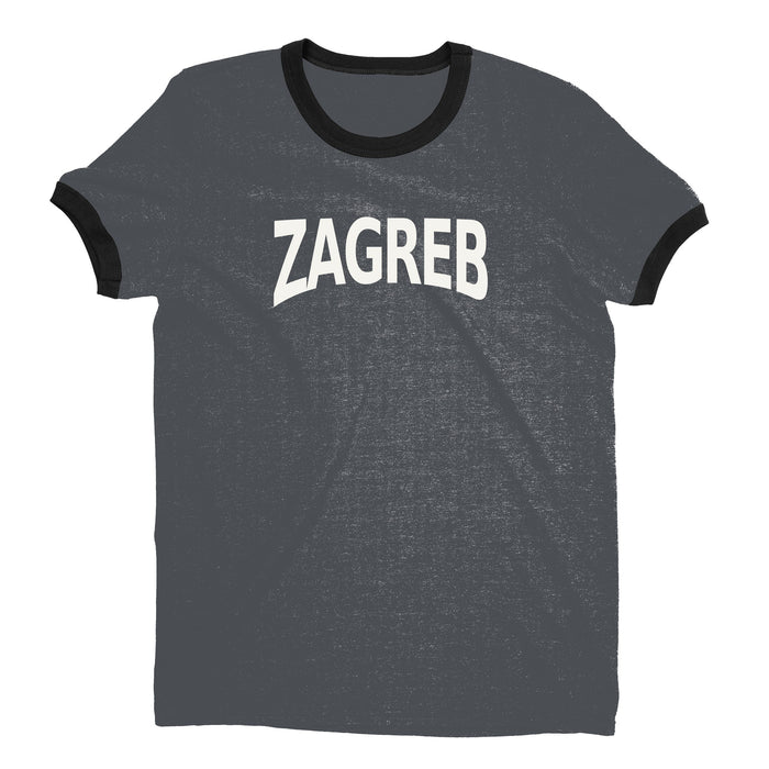 Zagreb Ringer Tee — Dark Heather
