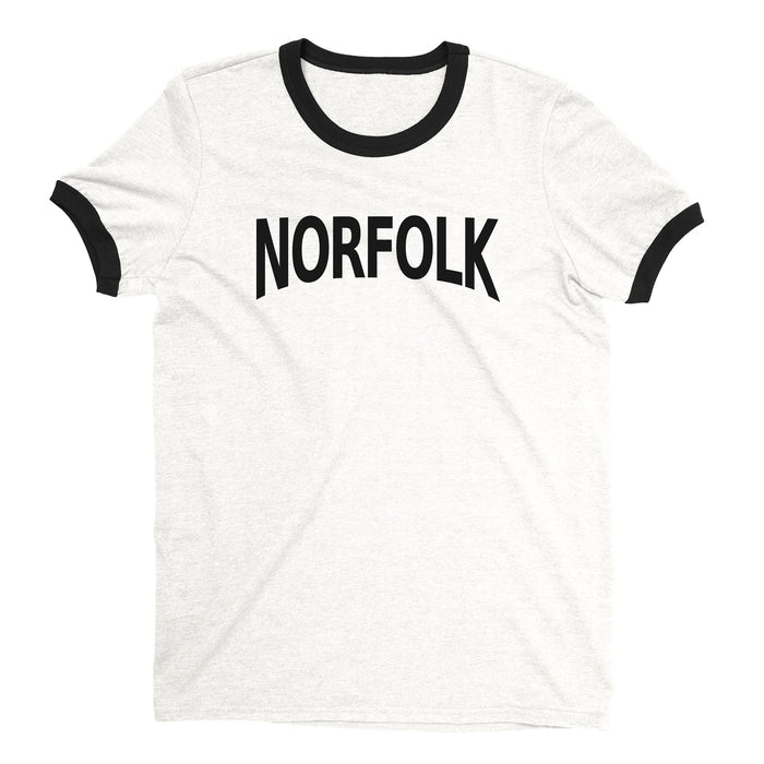 Norfolk Ringer Tee — White