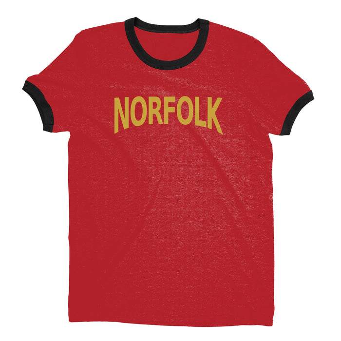 Norfolk Ringer Tee — Red