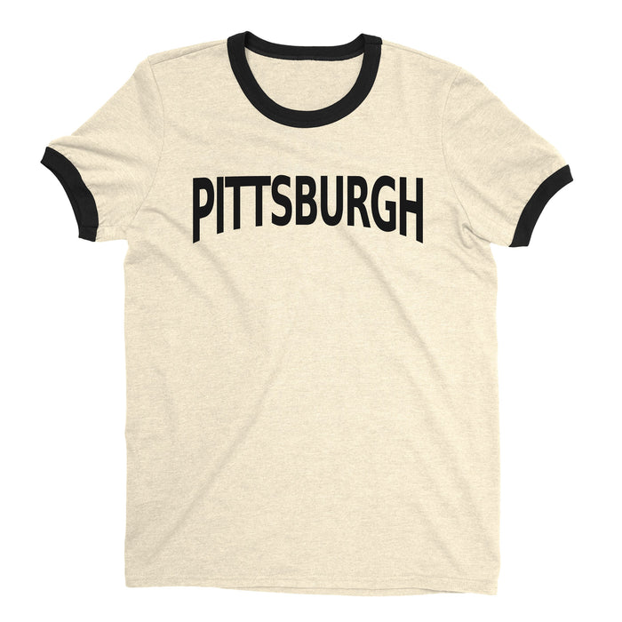 Pittsburgh Ringer Tee — Natural