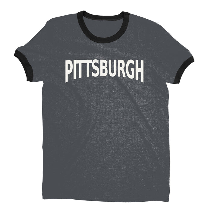 Pittsburgh Ringer Tee — Dark Heather