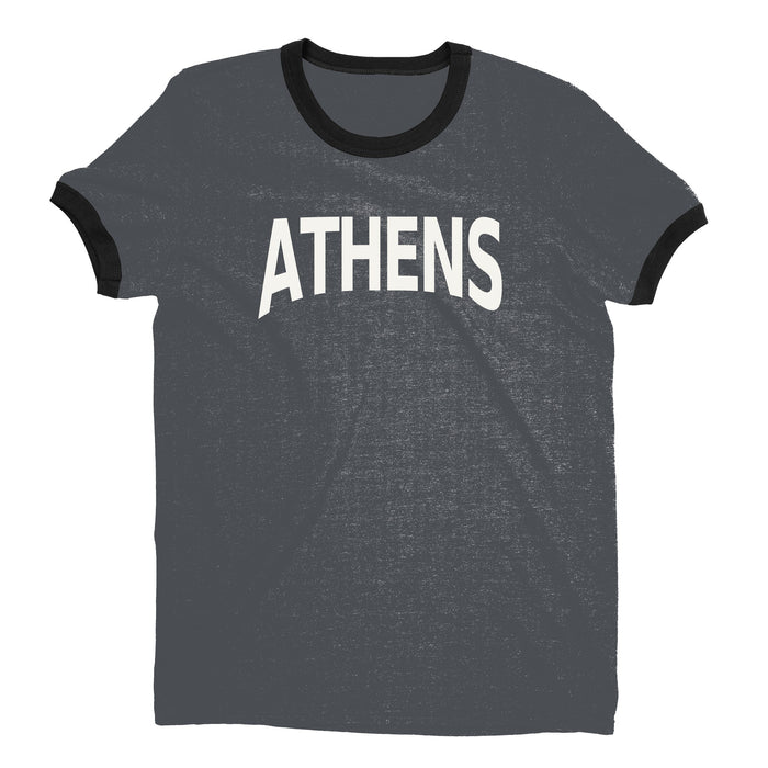 Athens Ringer Tee — Dark Heather
