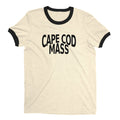 Cape Cod Ringer Tee Retro Style Men's T-Shirt - NYC Factory - Natural