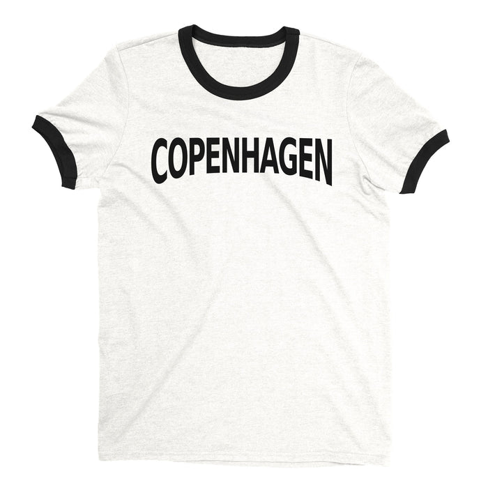 Copenhagen Ringer Tee — White