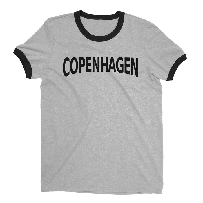 Copenhagen Ringer Tee — Heather Gray