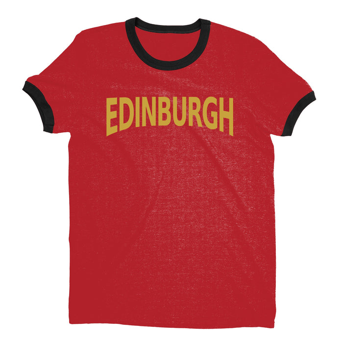 Edinburgh Ringer Tee — Red